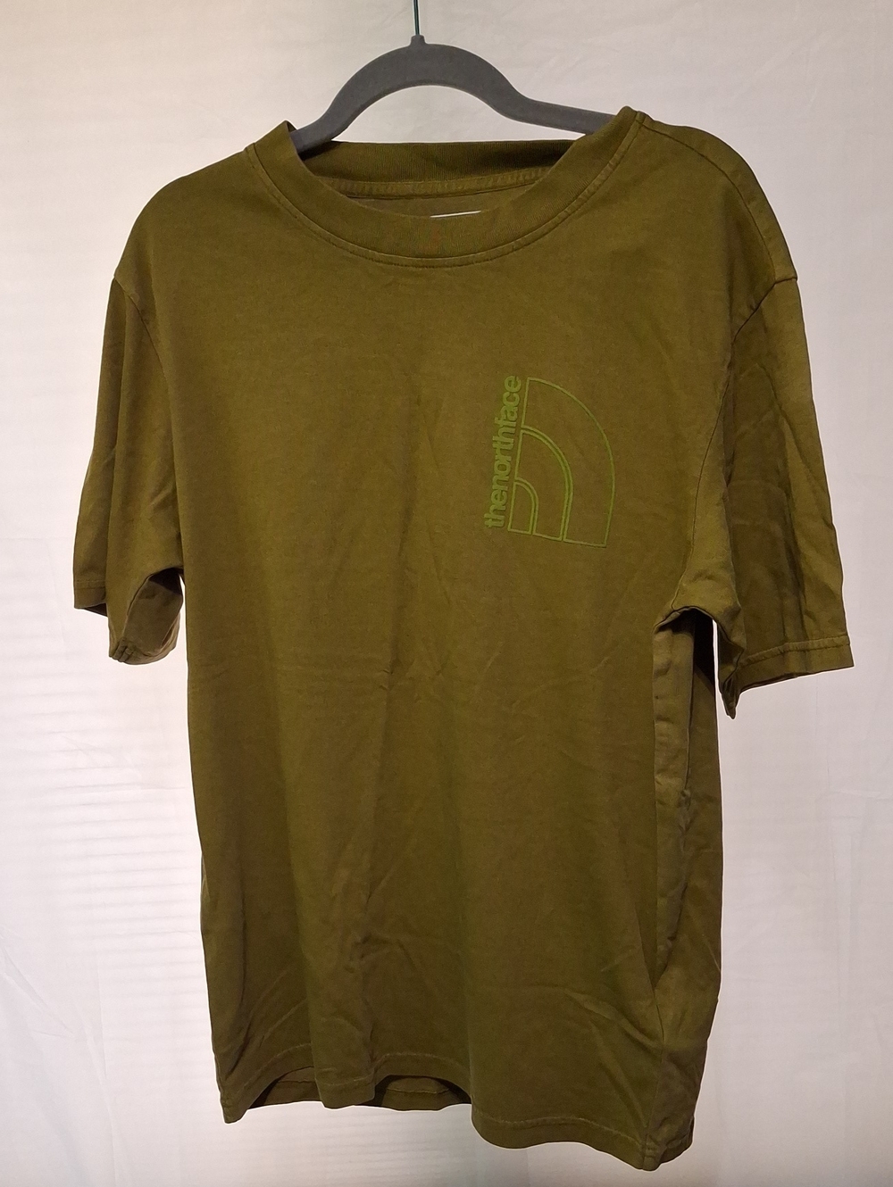 The North Face Men's Olive Green Logo Tee Small Nwt